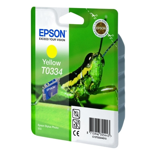 Epson T0334 gul bläckpatron (original) C13T03344010 021190 - 1