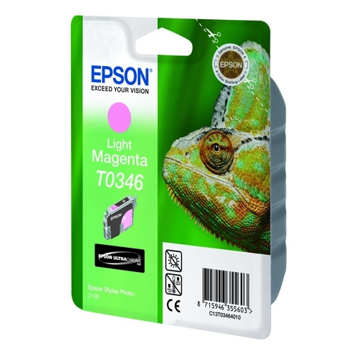 Epson T0346 ljus magenta bläckpatron (original) C13T03464010 022310 - 1