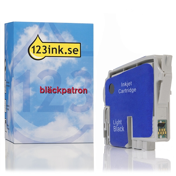 Epson T0347 ljus svart bläckpatron (varumärket 123ink) C13T03474010C 022331 - 1