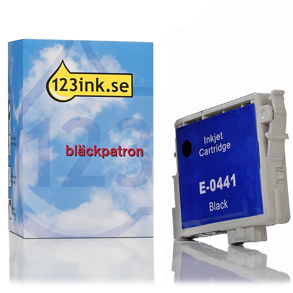 Epson T0441 svart bläckpatron (varumärket 123ink) C13T04414010C 022391 - 1