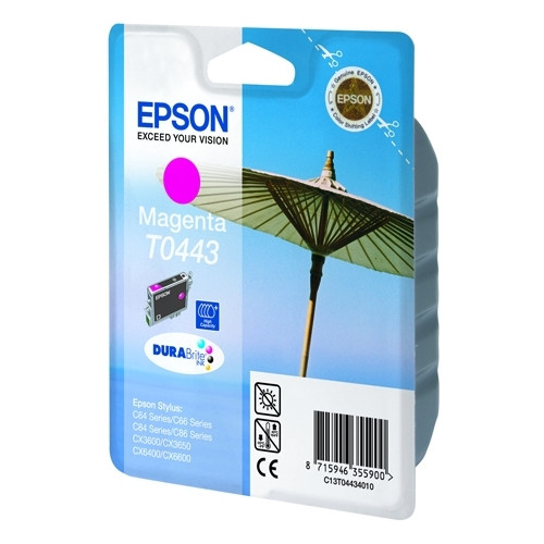 Epson T0443 magenta bläckpatron hög kapacitet (original) C13T04434010 022430 - 1