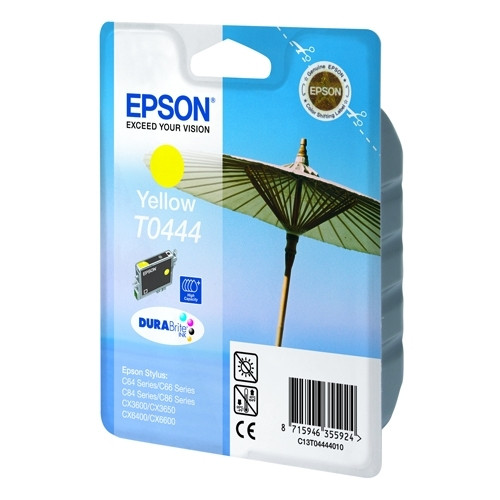 Epson T0444 gul bläckpatron hög kapacitet (original) C13T04444010 022450 - 1