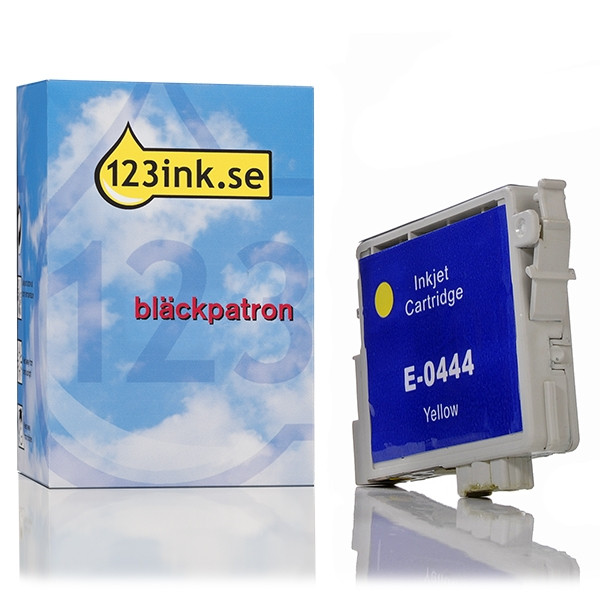 Epson T0444 gul bläckpatron hög kapacitet (varumärket 123ink) C13T04444010C 022451 - 1