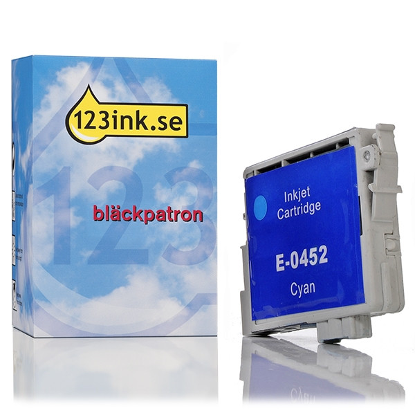 Epson T0452 cyan bläckpatron (varumärket 123ink) C13T04524010C 022471 - 1