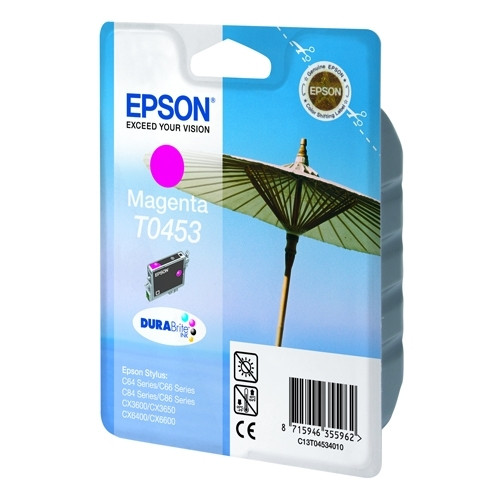 Epson T0453 magenta bläckpatron (original) C13T04534010 022490 - 1