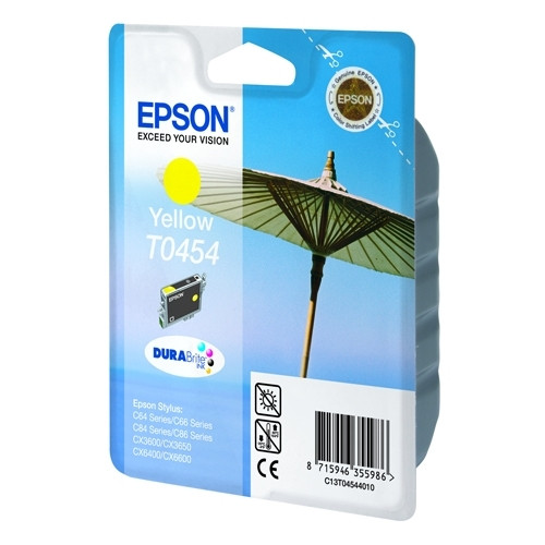 Epson T0454 gul bläckpatron (original) C13T04544010 022510 - 1