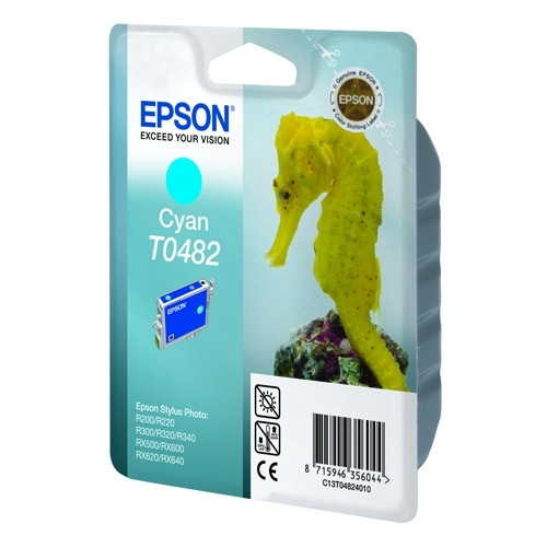 Epson T0482 cyan bläckpatron (original) C13T04824010 022550 - 1