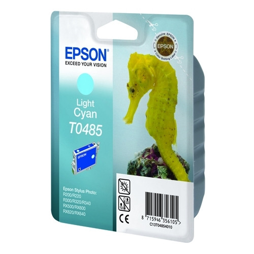 Epson T0485 ljus cyan bläckpatron (original) C13T04854010 022610 - 1