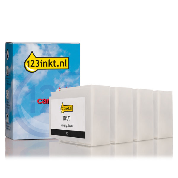 Epson T04A BK/C/M/Y bläckpatron 4-pack (varumärket 123ink) 127086 - 1