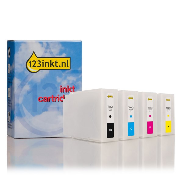Epson T04C BK/C/M/Y bläckpatron 4-pack (varumärket 123ink) 127088 - 1