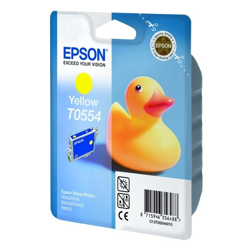 Epson T0554 gul bläckpatron (original) C13T05544010 022890 - 1
