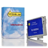 Epson T0554 gul bläckpatron (varumärket 123ink) C13T05544010C 022891