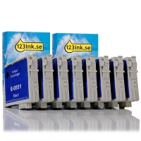Epson T0556 BK/C/M/Y bläckpatron 8-pack (varumärket 123ink)  110600