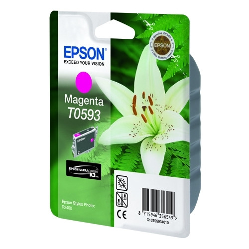 Epson T0593 magenta bläckpatron (original) C13T05934010 022960 - 1