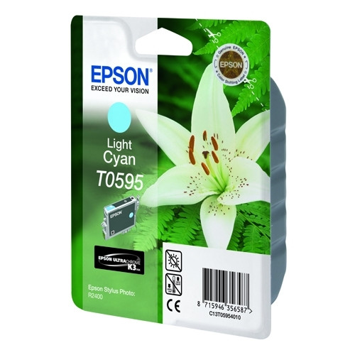 Epson T0595 ljus cyan bläckpatron (original) C13T05954010 022970 - 1