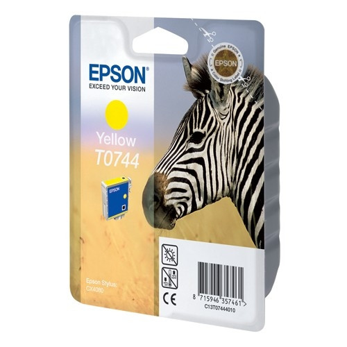 Epson T0744 gul bläckpatron (original) C13T07444010 026156 - 1