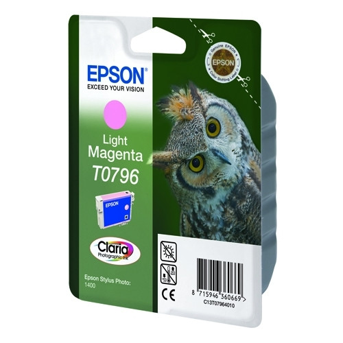 Epson T0796 ljus magenta bläckpatron (original) C13T07964010 023160 - 1