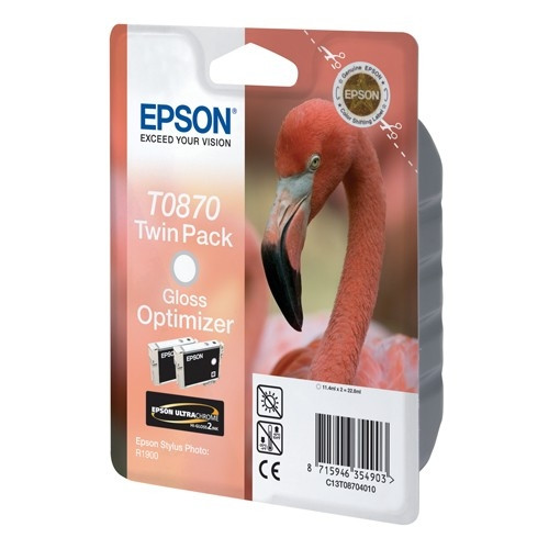 Epson T0870 gloss optimiser 2-pack (original) C13T08704010 023300 - 1