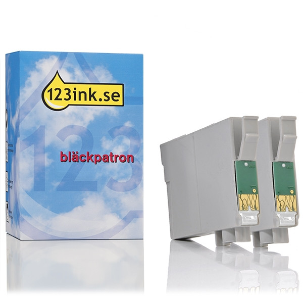 Epson T0870 gloss optimiser 2-pack (varumärket 123ink) C13T08704010C 023301 - 1