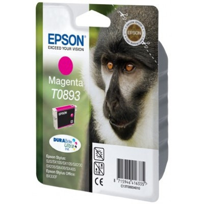 Epson T0893 magenta bläckpatron låg kapacitet (original) C13T08934011 023320 - 1