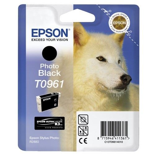 Epson T0961 fotosvart bläckpatron (original) C13T09614010 C13T09614020 023326 - 1