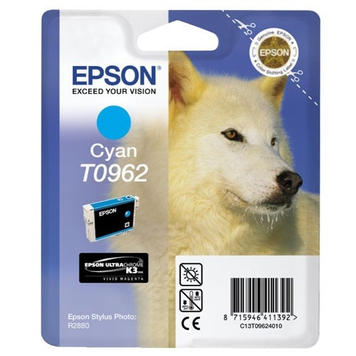 Epson T0962 cyan bläckpatron (original) C13T09624010 023328 - 1