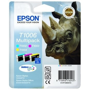 Epson T1006 C/M/Y bläckpatron 3-pack (original) C13T10064010 026226 - 1