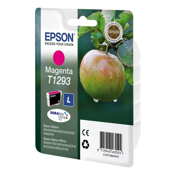 Epson T1293 magenta bläckpatron hög kapacitet (original) C13T12934011 C13T12934012 026293 - 1