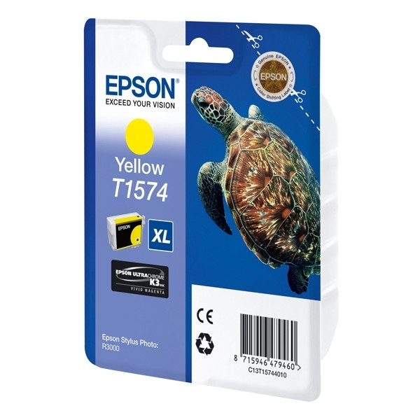 Epson T1574 gul bläckpatron (original) C13T15744010 026360 - 1