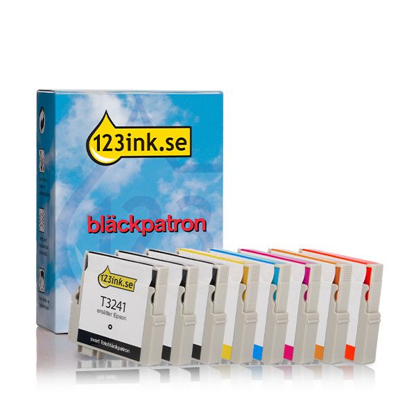 Epson T3240/1/2/3/4/7/8/9 bläckpatron 8-pack (varumärket 123ink)  160217 - 1