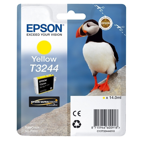 Epson T3244 gul bläckpatron (original) C13T32444010 026940 - 1