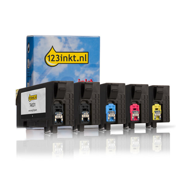 Epson T40D BK/C/M/Y bläckpatron 5-pack (varumärket 123ink) 160834 - 1