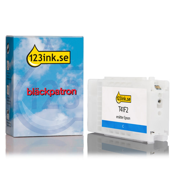 Epson T41F240 cyan bläckpatron hög kapacitet (varumärket 123ink) C13T41F240C 083427 - 1