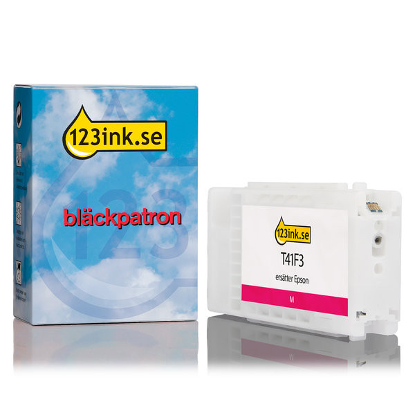 Epson T41F340 magenta bläckpatron hög kapacitet (varumärket 123ink) C13T41F340C 083429 - 1