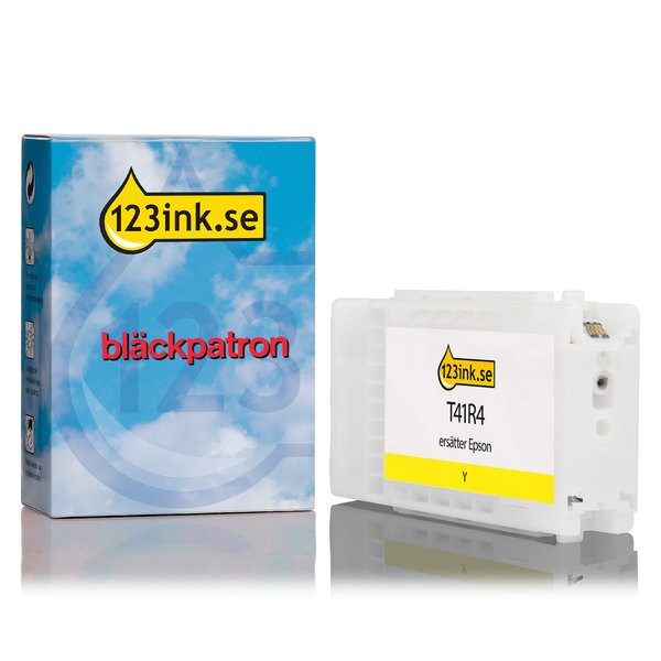 Epson T41R4 gul bläckpatron (varumärket 123ink) 083439 - 1