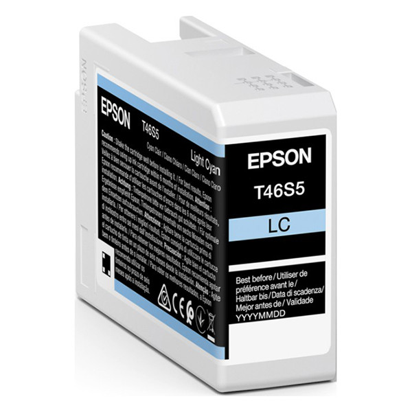Epson T46S5 ljus cyan bläckpatron (original) C13T46S500 083498 - 1