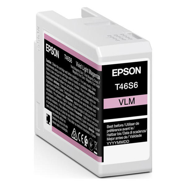 Epson T46S6 ljus magenta bläckpatron (original) C13T46S600 083500 - 1