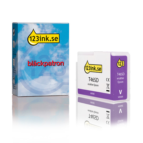 Epson T46SD lila bläckpatron (varumärket 123ink) C13T46SD00C 083507 - 1