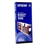 Epson T474 svart bläckpatron (original) C13T474011 025200 - 1