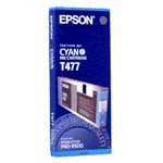 Epson T477 cyan bläckpatron (original) C13T477011 025230 - 1