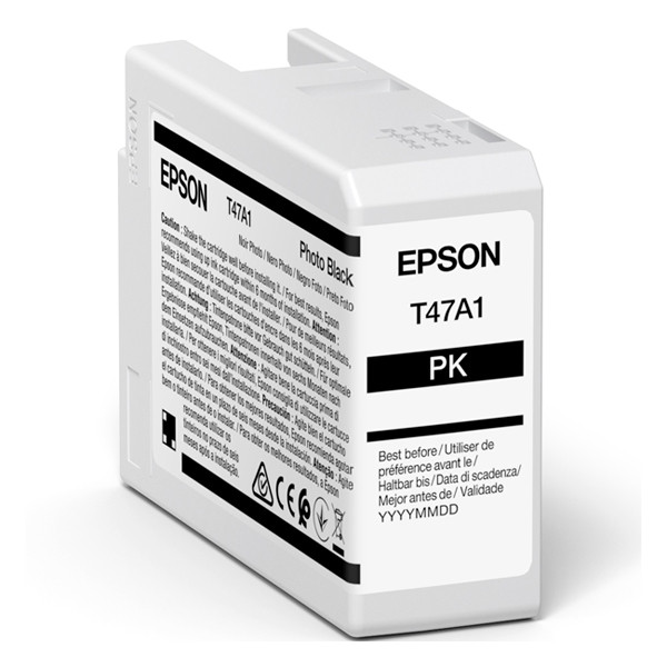 Epson T47A1 fotosvart bläckpatron (original) C13T47A100 083510 - 1