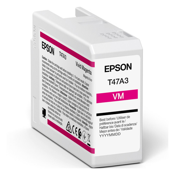 Epson T47A3 magenta bläckpatron (original) C13T47A300 083514 - 1