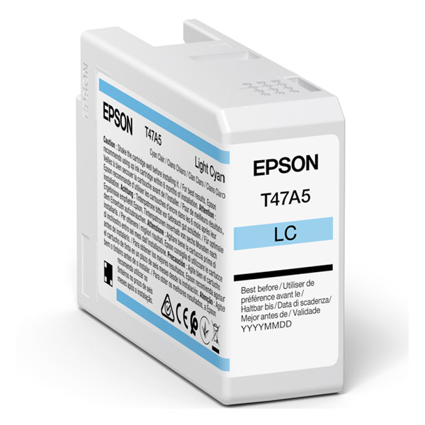 Epson T47A5 ljuscyan bläckpatron (original) C13T47A500 083518 - 1