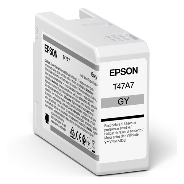 Epson T47A7 grå bläckpatron (original) C13T47A700 083522 - 1