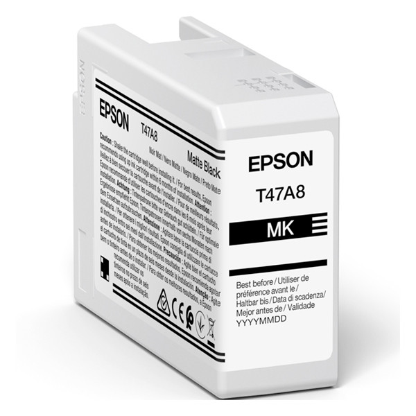 Epson T47A8 mattsvart bläckpatron (original) C13T47A800 083508 - 1