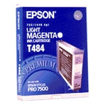 Epson T484 ljus magenta bläckpatron (original) C13T484011 025340 - 1