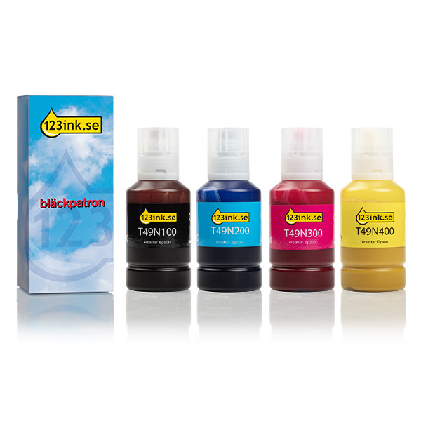Epson T49N bläckrefill 4-pack (varumärket 123ink) 160682 - 1