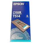 Epson T514 cyan bläckpatron (original) C13T514011 025390