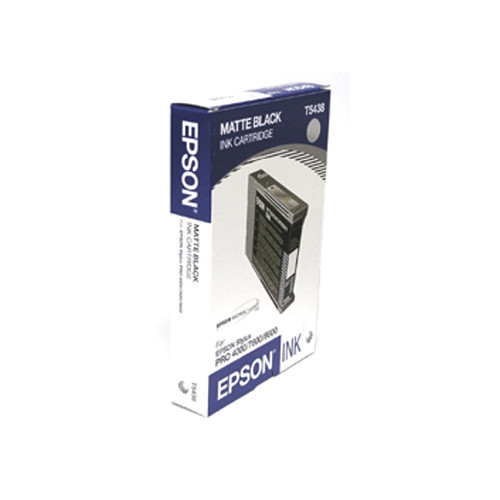 Epson T5438 mattsvart bläckpatron (original) C13T543800 025530 - 1