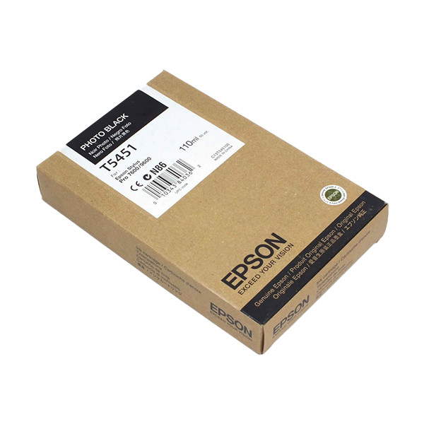 Epson T5451 svart bläckpatron (original) C13T545100 026136 - 1